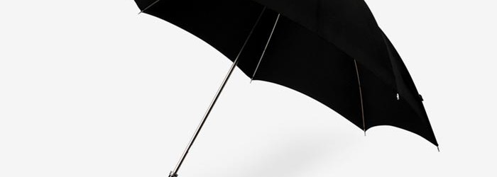 Parapluie Alexander McQueen Silver Skull Alexander McQueen Silver Skull Umbrella