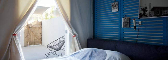 Ace Hotel de Palm Springs Chambre bleue du Ace Hotel