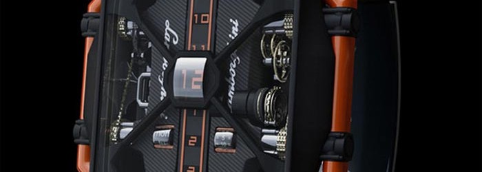 Montre design Avenger Vertical Tourbillon Montre design Avenger Vertical Tourbilon inspiree par Lamborghini