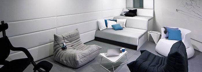 Salle de pause des bureaux Google de Londres