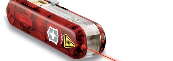 Victorinox Flash Light Laser Couteau Suisse design