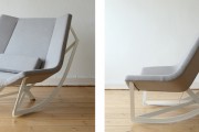 Rocking Chair design deux places Sway