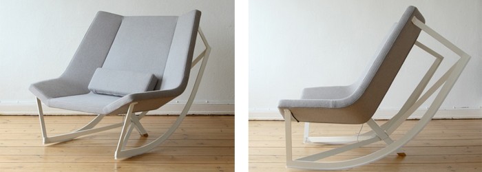 Rocking Chair design deux places Sway Rocking Chair design