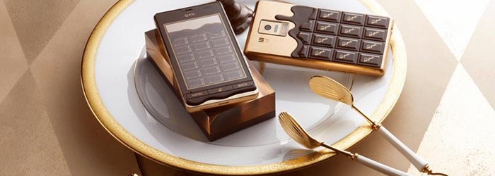 Smartphone en forme de chocolat