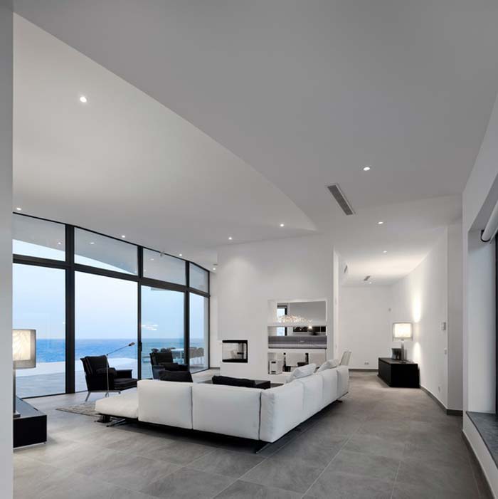 Villa River en image. Salon-design