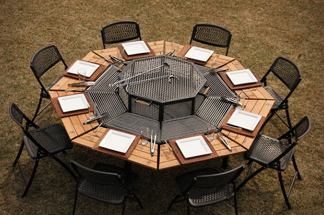 barbecue table