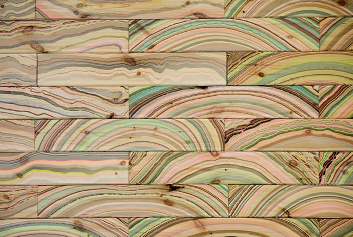 Detail Parquet design Marbelous floor