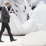 Karl Lagerfeld au dernier defile Chanel