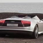 Vue arriere Audi E-Tron Spyder