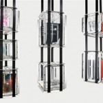 Bibliotheque suspendue design par Adrien de Melo