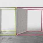 Chaise design avec structure fluo