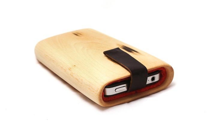 Coque iPhone design en bois par Haydanhuya