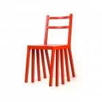Rocking chair Kudirka rouge
