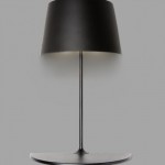 Lampe design noire