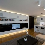 Appartement design a Moscou - Meuble TV