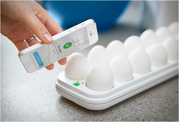 EggMinder le bac à oeuf connecté avec votre smartphone