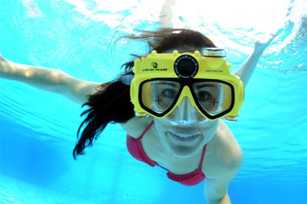 Masque de plongé avec caméra intégrée Liquid Image