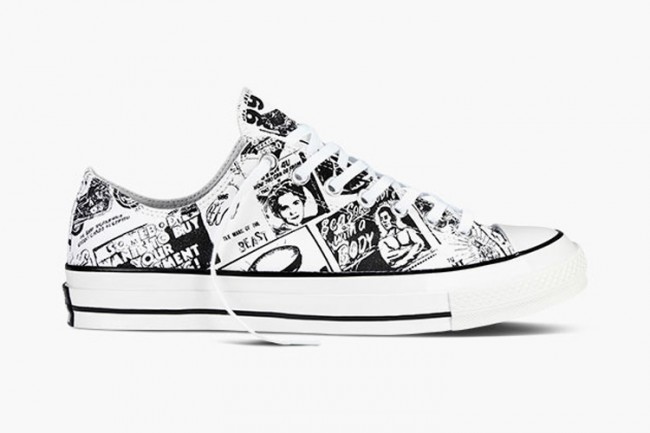 Converse All Star basses blanches Andy Warhol