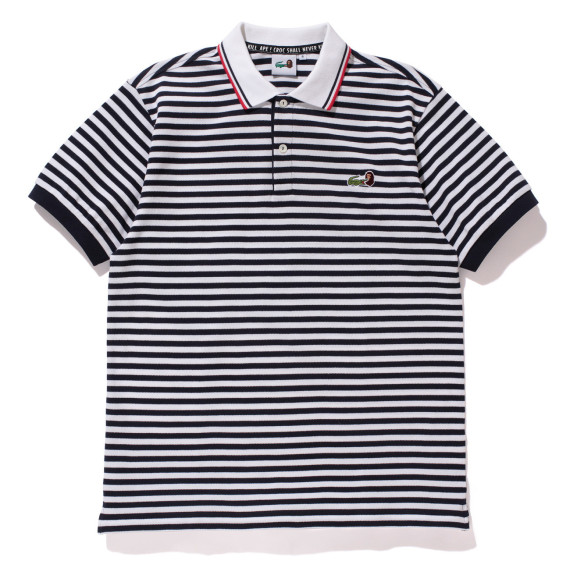 polo raye collection capsule lacoste a bathing ape