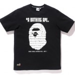 tshirt noir collection capsule lacoste a bathing ape