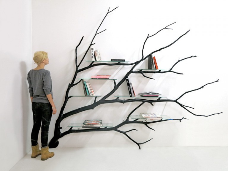 Etagere design arbre