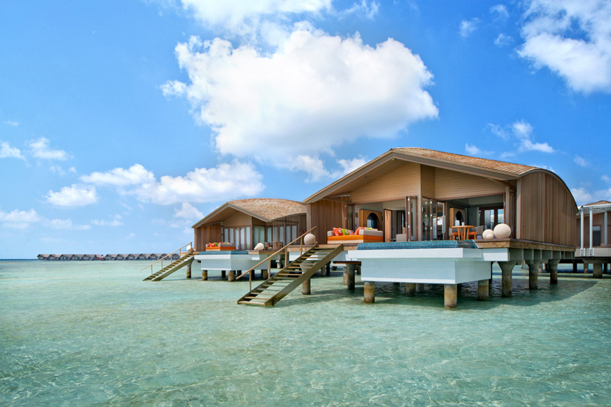 villa pilotis maldives