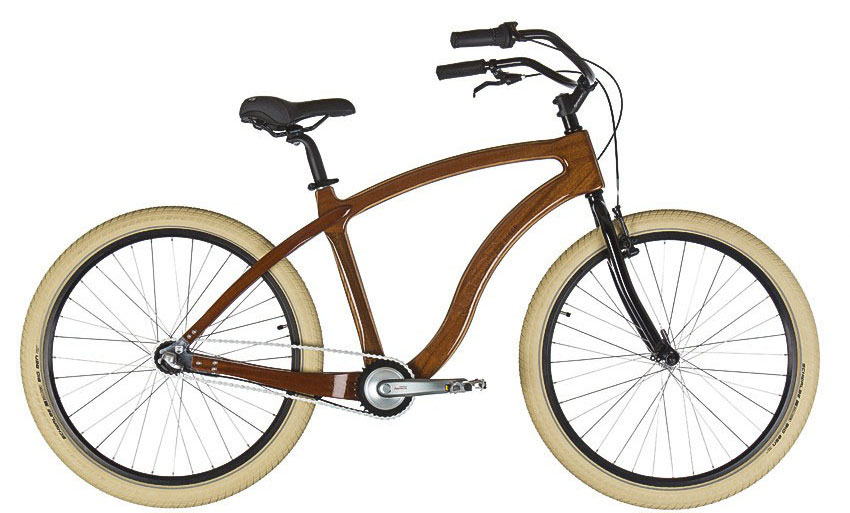 vélo urbain bois