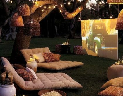cinema en plein-air a la maison